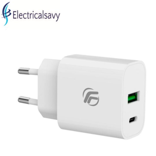 Fenner Tech caricatore universale 20W con porte USB-A e USB-C Fast Charge